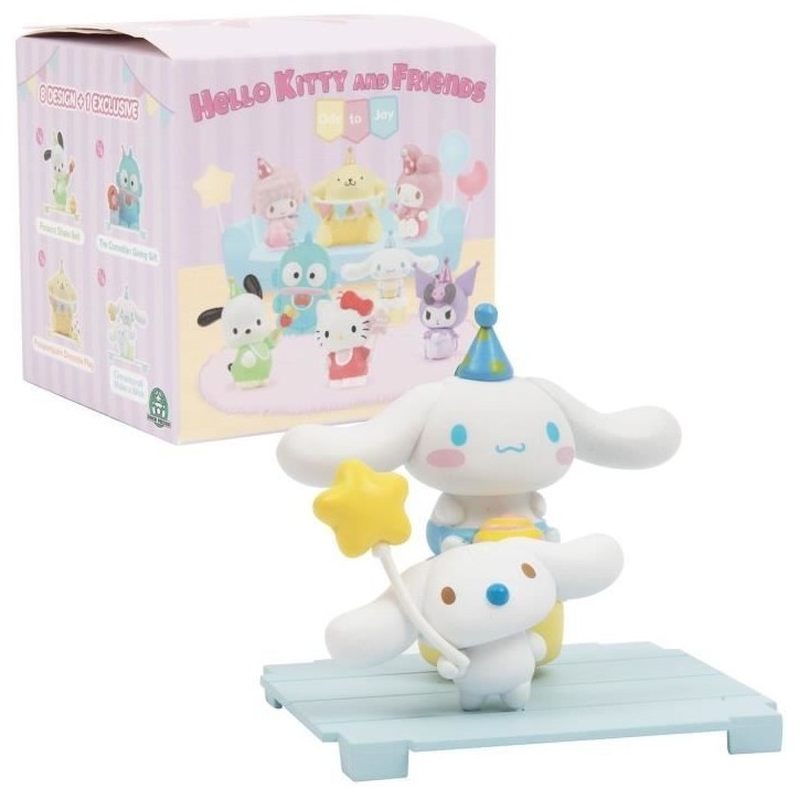 Figurine + accessoires - GPTOYS - HELLO KITTY - HKT36 - Série Ode to Joy - Modele aléatoire - 6,5 cm - Des 3 ans Figurine + accessoires - GPTOYS - HELLO KITTY - HKT36 - Série Ode to Joy - Modele aléatoire - 6,5 cm - Des 3 ans