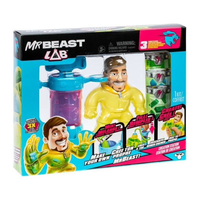 Kit de création - MRBEAST LAB - Heroes of Goo Jit Zu - Pompe incluse