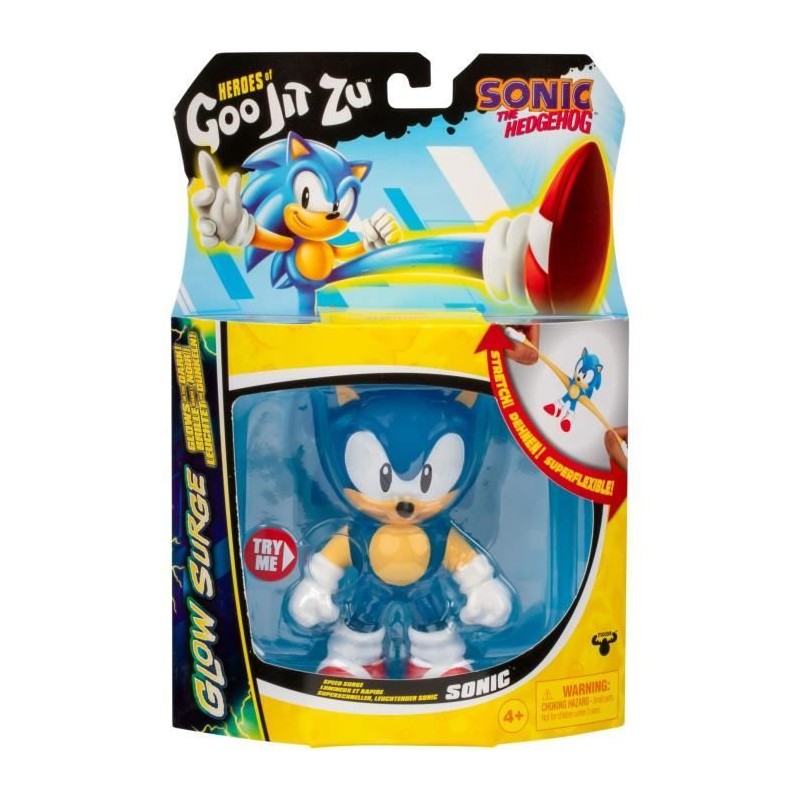 Sonic Glow Surge 13cm - HERoeS OF GOO JIT ZU - SONIC - Figurine lumine