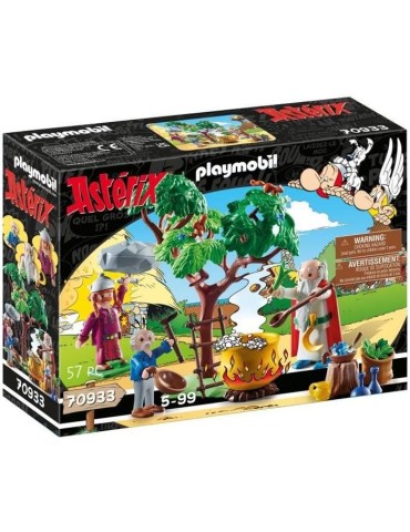 PLAYMOBIL - 70933 - Astérix : Panoramix et chaudron de Potion Magique - Multicolore - Enfant - Astérix