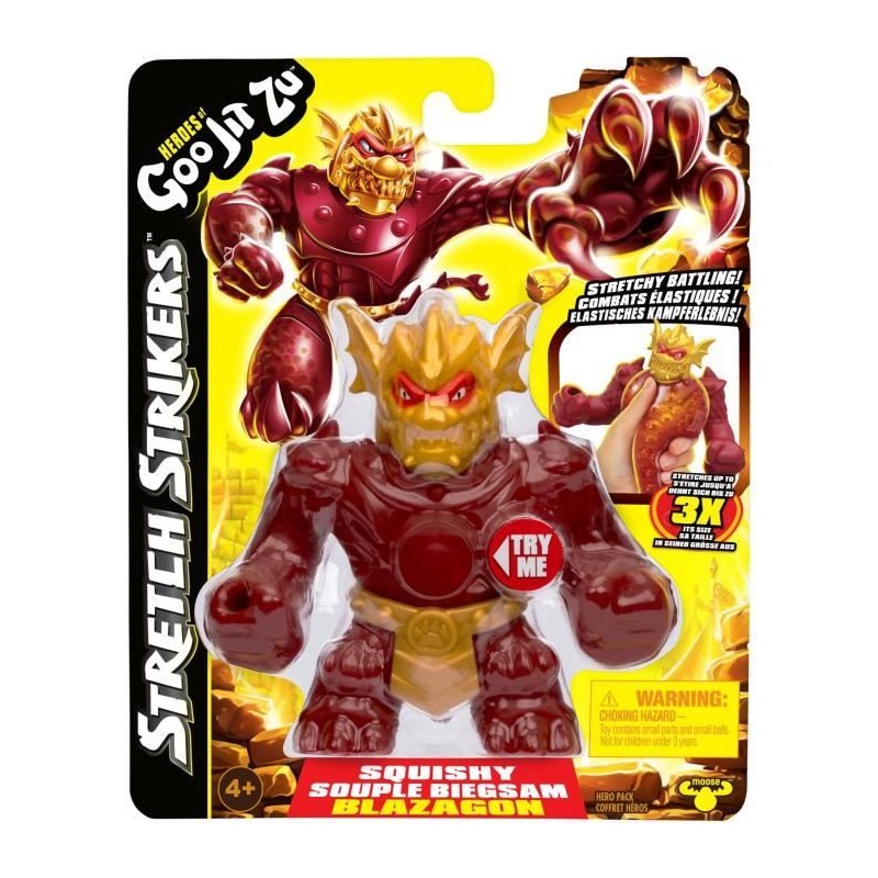 Figurine Stretch Strikers 11cm (Asst Aléatoire) - HERoeS OF GOO JIT Z Figurine Stretch Strikers 11cm (Asst Aléatoire) - HERoeS OF GOO JIT Z