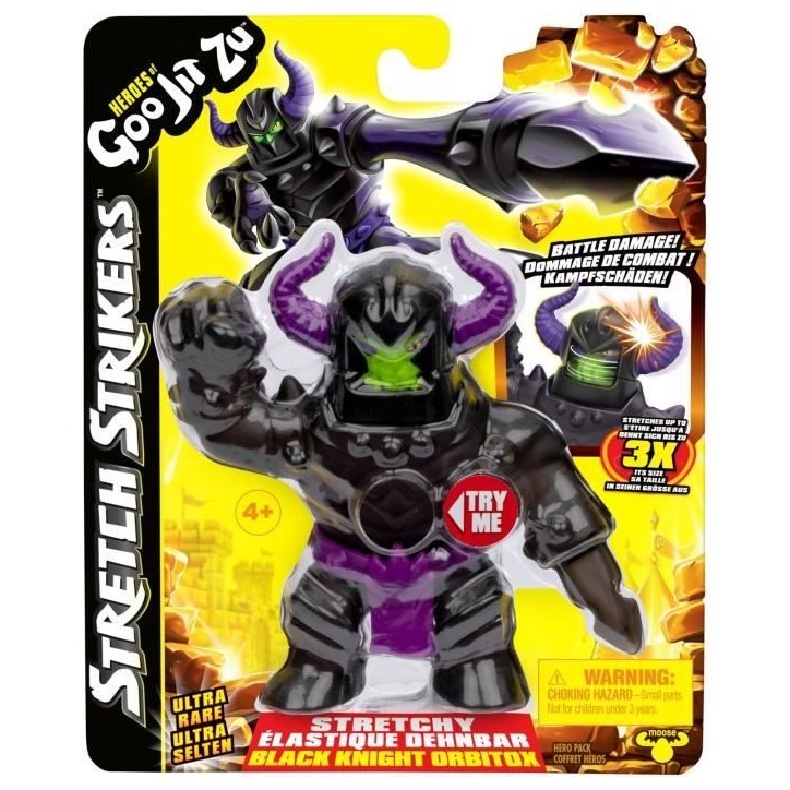 Figurine Stretch Strikers 11cm (Asst Aléatoire) - HERoeS OF GOO JIT ZU - Héros gluants avec armures de guerriers Figurine Stretch Strikers 11cm (Asst Aléatoire) - HERoeS OF GOO JIT ZU - Héros gluants avec armures de guerriers