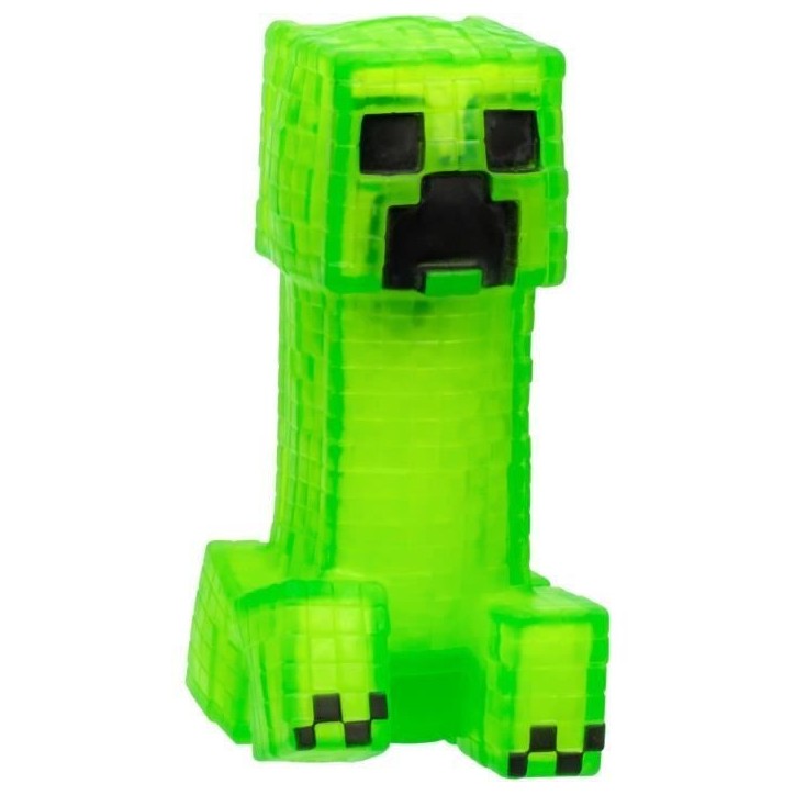 Figurine extensible - GOO JIT ZU - Minecraft Creeper - 11 cm - Texture élastique - Extensible 3x Figurine extensible - GOO JIT ZU - Minecraft Creeper - 11 cm - Texture élastique - Extensible 3x