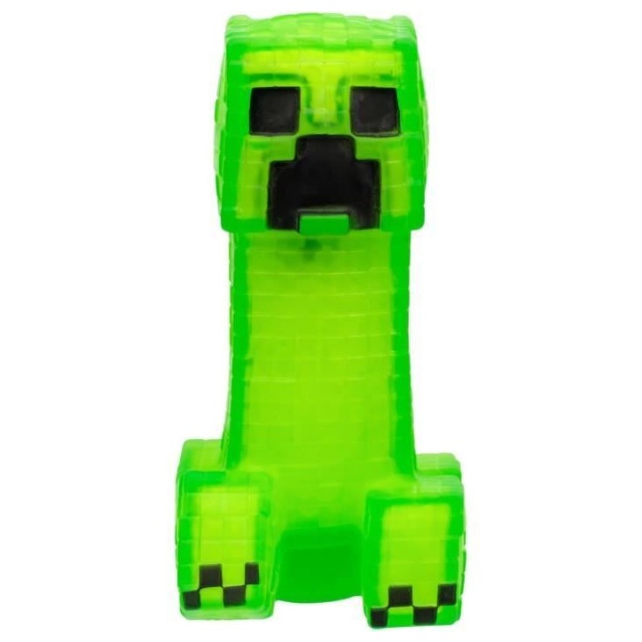 Figurine extensible - GOO JIT ZU - Minecraft Creeper - 11 cm - Texture élastique - Extensible 3x Figurine extensible - GOO JIT ZU - Minecraft Creeper - 11 cm - Texture élastique - Extensible 3x