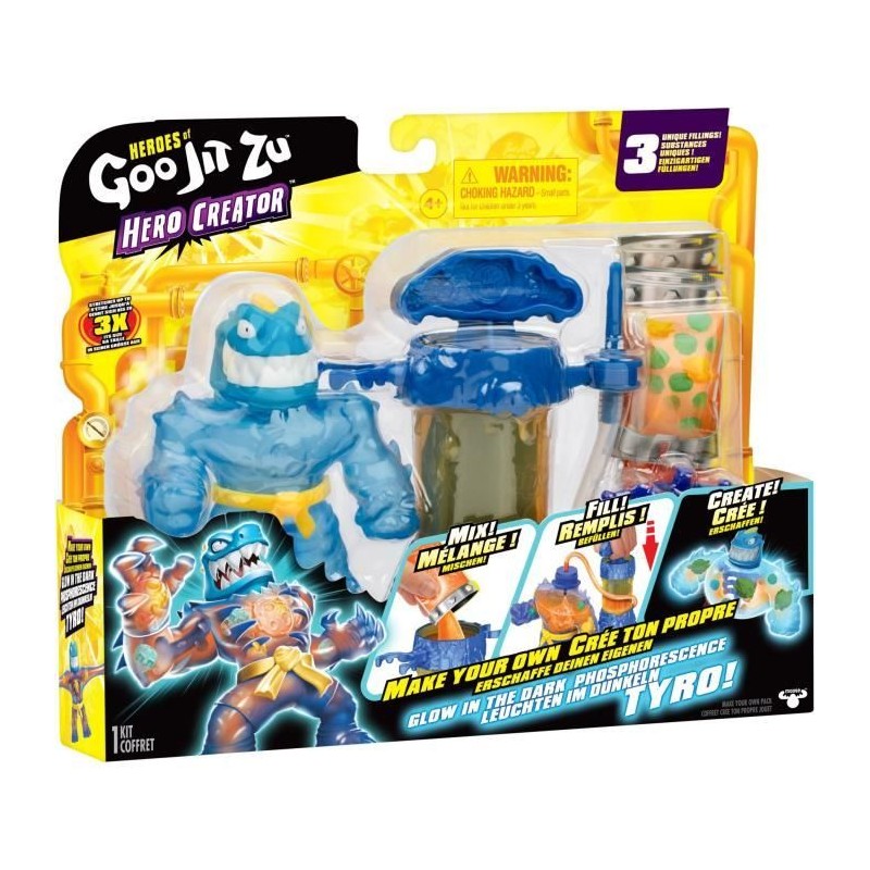 Figurine - HERoeS OF GOO JIT ZU - Creator rayon-x Tyro - 11 cm Figurine - HERoeS OF GOO JIT ZU - Creator rayon-x Tyro - 11 cm