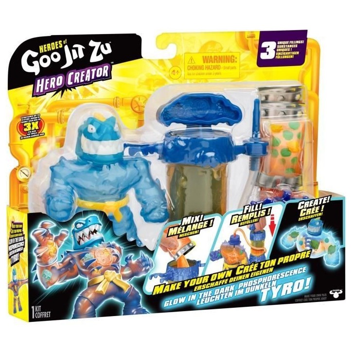 Figurine - HERoeS OF GOO JIT ZU - Creator rayon-x Tyro - 11 cm Figurine - HERoeS OF GOO JIT ZU - Creator rayon-x Tyro - 11 cm