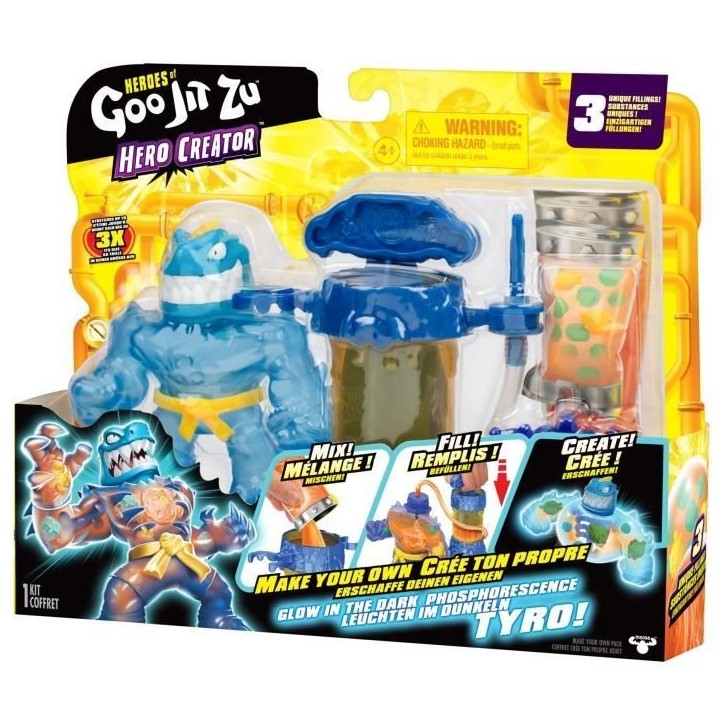 Figurine - HERoeS OF GOO JIT ZU - Creator rayon-x Tyro - 11 cm Figurine - HERoeS OF GOO JIT ZU - Creator rayon-x Tyro - 11 cm