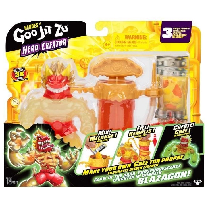 Figurine - HERoeS OF GOO JIT ZU - Creator rayon-x Blazagon - 11 cm Figurine - HERoeS OF GOO JIT ZU - Creator rayon-x Blazagon - 11 cm