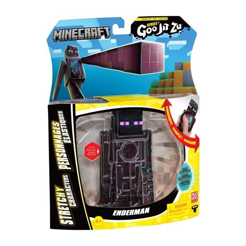 Figurine - HERoeS OF GOO JIT ZU - MINECRAFT - Enderman - 11 cm