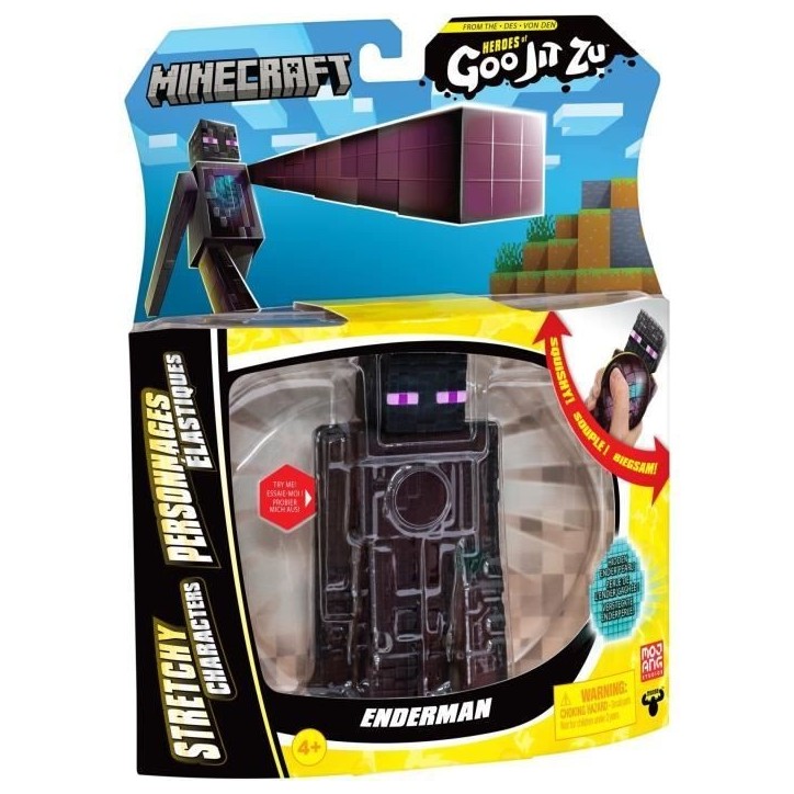 Figurine - HERoeS OF GOO JIT ZU - MINECRAFT - Enderman - 11 cm Figurine - HERoeS OF GOO JIT ZU - MINECRAFT - Enderman - 11 cm
