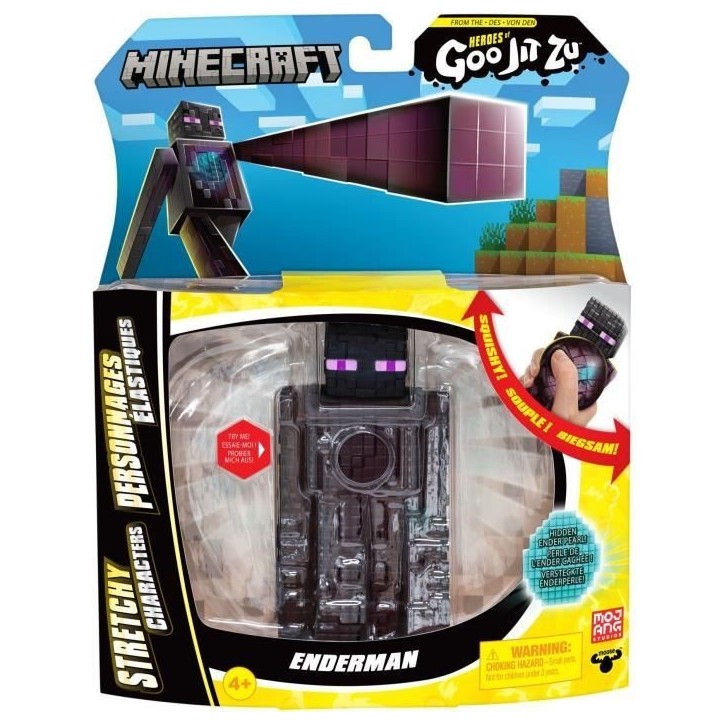 Figurine - HERoeS OF GOO JIT ZU - MINECRAFT - Enderman - 11 cm Figurine - HERoeS OF GOO JIT ZU - MINECRAFT - Enderman - 11 cm