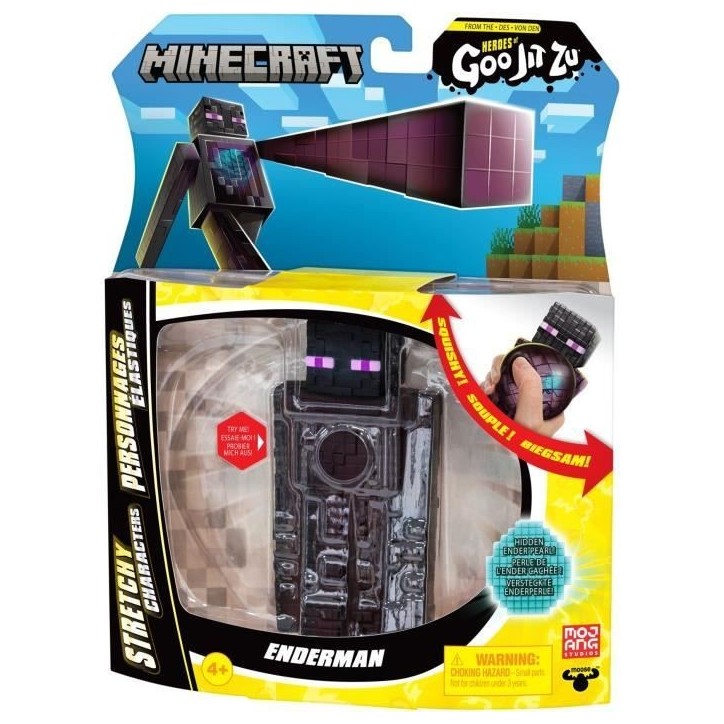 Figurine - HERoeS OF GOO JIT ZU - MINECRAFT - Enderman - 11 cm Figurine - HERoeS OF GOO JIT ZU - MINECRAFT - Enderman - 11 cm