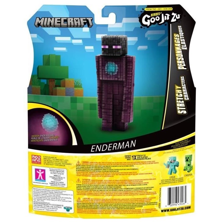 Figurine - HERoeS OF GOO JIT ZU - MINECRAFT - Enderman - 11 cm Figurine - HERoeS OF GOO JIT ZU - MINECRAFT - Enderman - 11 cm