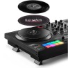 HERCULES DJCONTROL INPULSE T7 - Contrôleur DJ motorisé noir avec deu
