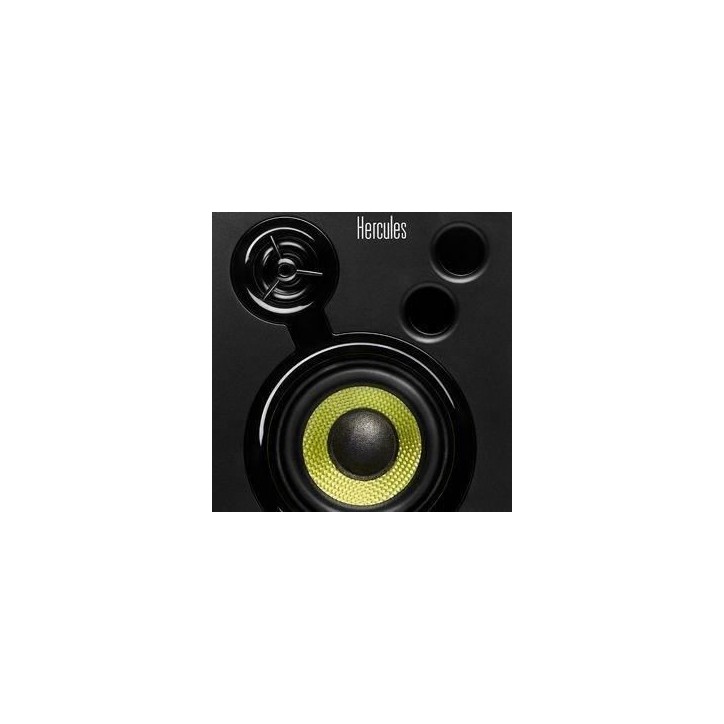 HERCULES DJMONITOR 32 - Enceintes de monitoring actives - 2 x 15W RMS - Woofer de 3 - Effet Stéréo - Noir HERCULES DJMONITOR 32 - Enceintes de monitoring actives - 2 x 15W RMS - Woofer de 3 - Effet Stéréo - Noir