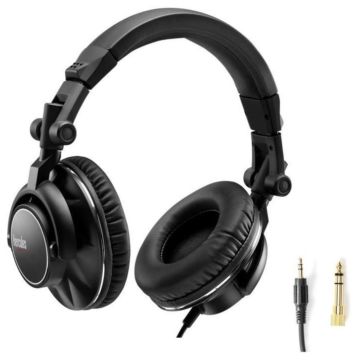 HERCULES HDP DJ60 - Casque Audio Circum-aural - Isolation de bruit - Noir HERCULES HDP DJ60 - Casque Audio Circum-aural - Isolation de bruit - Noir
