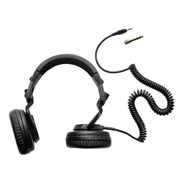 HERCULES HDP DJ45 - Casque DJ a haute performance - Pliable - Ecouteurs pivotants - Câble de 2m - Impédance 60 ohms - Noir HERCULES HDP DJ45 - Casque DJ a haute performance - Pliable - Ecouteurs pivotants - Câble de 2m - Impédance 60 ohms - Noir