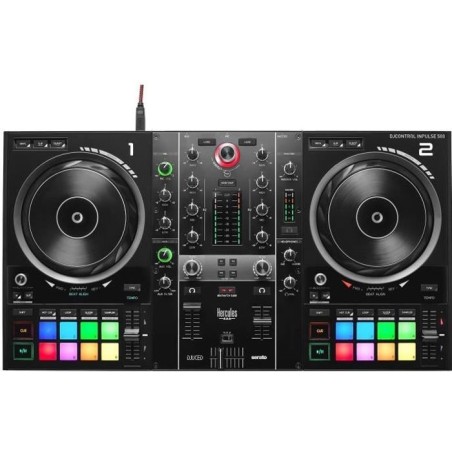 HERCULES DJCONTROL INPULSE 500 - Contrôleur DJ - Interface audio et m