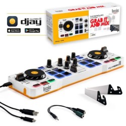 HERCULES DJ CONTROL MIX - Contrôleur DJ Bluetooth pour Smartphone (iO