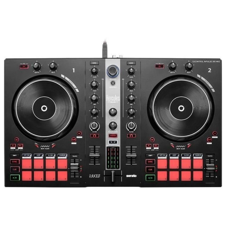 HERCULES DJ ESSENTIALS KIT - DJ Control Inpulse + Enceintes DJ Monitor 32 + Casques HDP DJ60 HERCULES DJ ESSENTIALS KIT - DJ Control Inpulse + Enceintes DJ Monitor 32 + Casques HDP DJ60