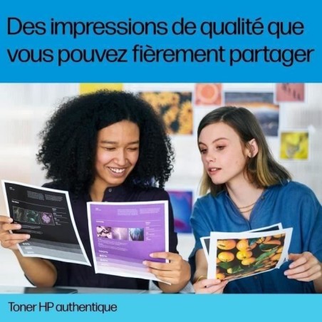 HP 125A Pack de 3 cartouches de toner cyan, jaune et magenta authentiques (CF373AM) pour Color LJ