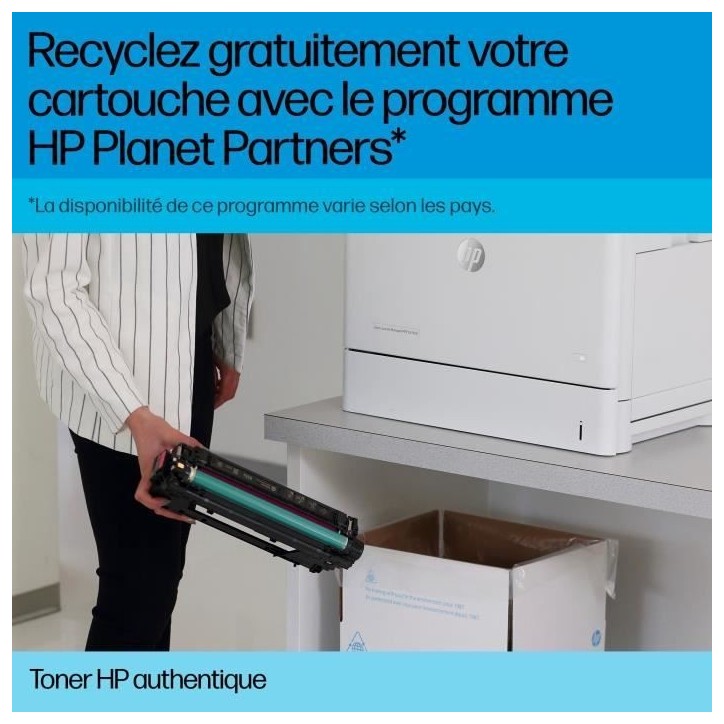 HP 125A Pack de 3 cartouches de toner cyan, jaune et magenta authentiques (CF373AM) pour Color LJ HP 125A Pack de 3 cartouches de toner cyan, jaune et magenta authentiques (CF373AM) pour Color LJ