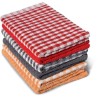 Lot de 6 torchons essuie-mains - HOME LINGE PASSION - 100% Coton - 45