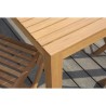 Ensemble repas de jardin 6 personnes - Table 160 x 90 cm + 6 chaises p