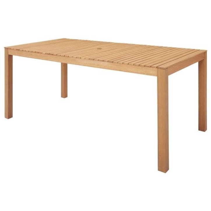 Salon de jardin en bois eucalyptus FSC 8 personnes - Table 180 x 90 cm + 8 chaises pliantes Salon de jardin en bois eucalyptus FSC 8 personnes - Table 180 x 90 cm + 8 chaises pliantes