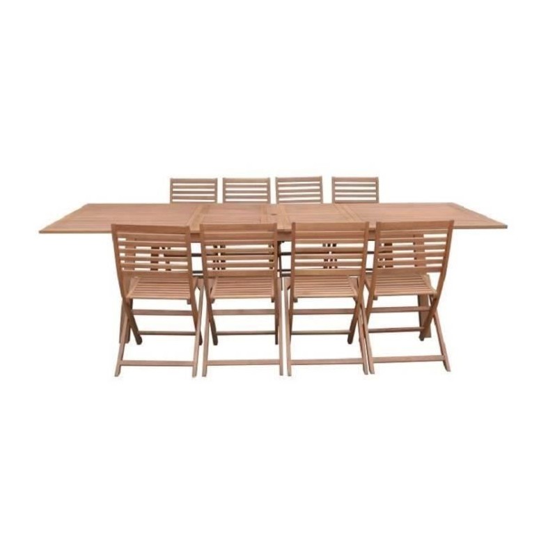 Ensemble repas de jardin 8 a 12 personnes - Table extensible 200/250/3 Ensemble repas de jardin 8 a 12 personnes - Table extensible 200/250/3
