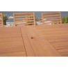 Ensemble repas de jardin 8 a 12 personnes - Table extensible 200/250/3