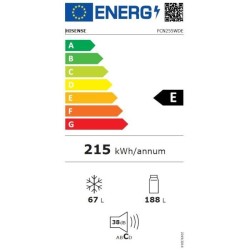 Réfrigérateur combiné - HISENSE - FCN255WDE - 2 portes - 255 L - Cl