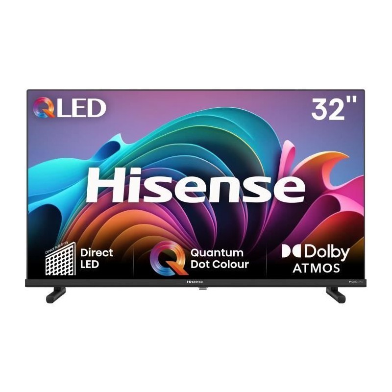 Hisense 32A5NQ - TV QLED 32 (80 cm) - Full HD 1920x1080 - Smart TV - 2 Hisense 32A5NQ - TV QLED 32 (80 cm) - Full HD 1920x1080 - Smart TV - 2