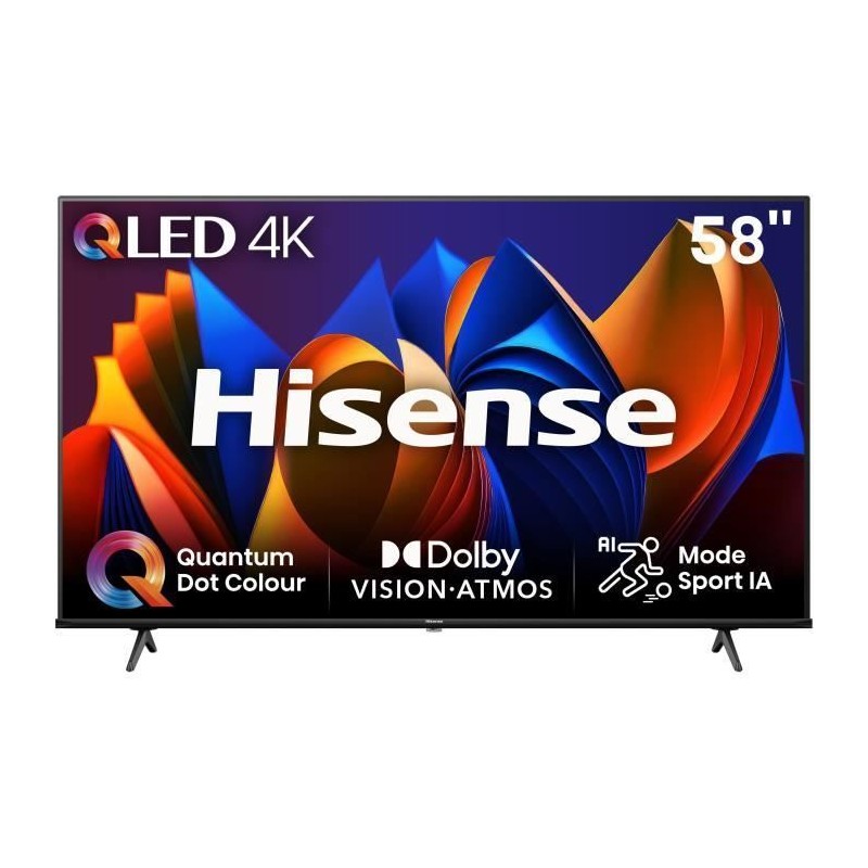 Hisense 58E77NQ - TV QLED 58 (146 cm) - 4K UHD 3840x2160 - HDR10+ - Sm Hisense 58E77NQ - TV QLED 58 (146 cm) - 4K UHD 3840x2160 - HDR10+ - Sm