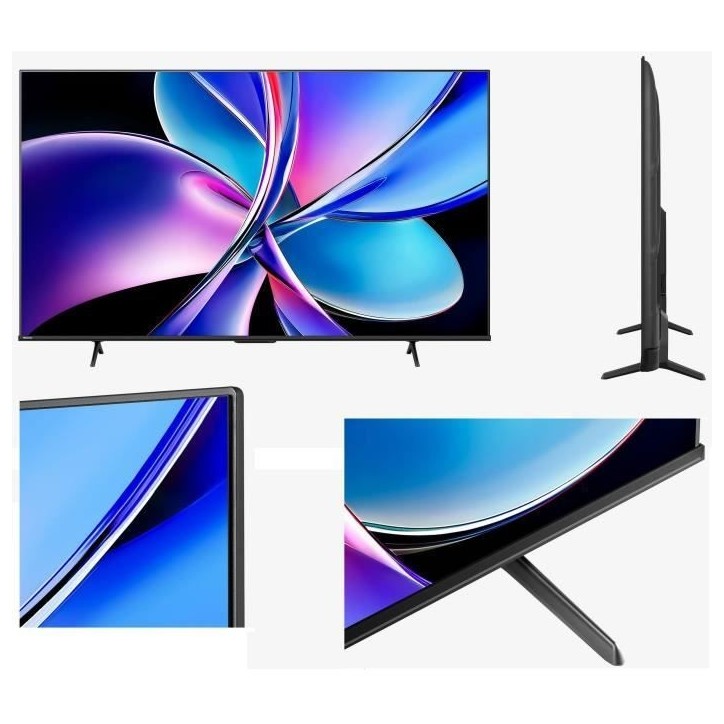 Hisense 55E7Q Pro - TV QLED 55 (139 cm) - 4K UHD 3840x2160 - 144 Hz - HDR10+ - TV connecté - 4xHDMI 2.1 - WiFi