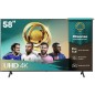 Hisense 58A6Q - TV LED 55 (139 cm) - 4K UHD 3840x2160 - HDR10+ - TV connecté - 4xHDMI 2.1 - WiFi