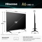Hisense 58A6Q - TV LED 55 (139 cm) - 4K UHD 3840x2160 - HDR10+ - TV connecté - 4xHDMI 2.1 - WiFi