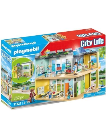PLAYMOBIL - 71327 - Ecole aménagée - City Life - L'école - Mixte - Multicolore - Enfant