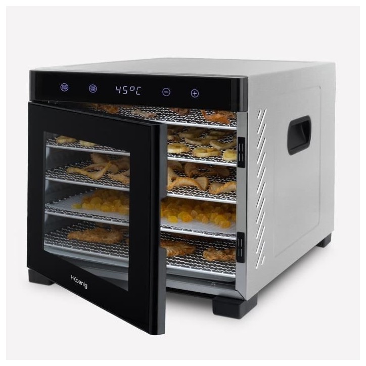 Déshydrateur HKoeNIG - DSY900 - Température de 35°C a 70°C - Minuterie intégrée - 650W