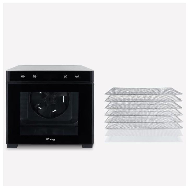 Déshydrateur HKoeNIG - DSY900 - Température de 35°C a 70°C - Minuterie intégrée - 650W