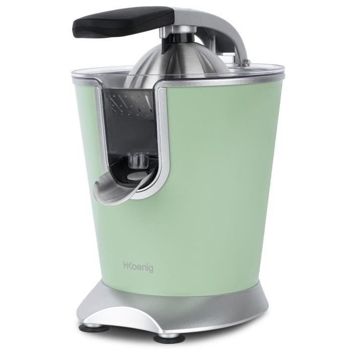 H.KoeNIG/AGR88 - Presse agrumes - Puissance : 160W - Silencieux - Systeme anti-gouttes - Corps en acier inoxydable - Sans BPA H.KoeNIG/AGR88 - Presse agrumes - Puissance : 160W - Silencieux - Systeme anti-gouttes - Corps en acier inoxydable - Sans BPA