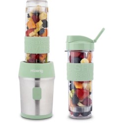 Mini blender - H.KoeNIG - SMOO18 - 300 W - 570 mL - Vert pastel - 2 go
