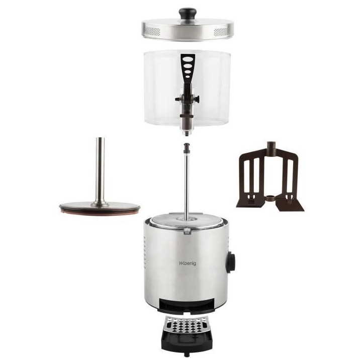 Distributeur de chocolat chaud - H.Koenig - SHK800 - 3 L - 1200 W - Inox Distributeur de chocolat chaud - H.Koenig - SHK800 - 3 L - 1200 W - Inox