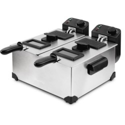 Friteuse HKoeNIG - DFX600 - Double Cuve 2x3L - Thermostats indépendan