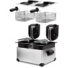 Friteuse HKoeNIG - DFX600 - Double Cuve 2x3L - Thermostats indépendan
