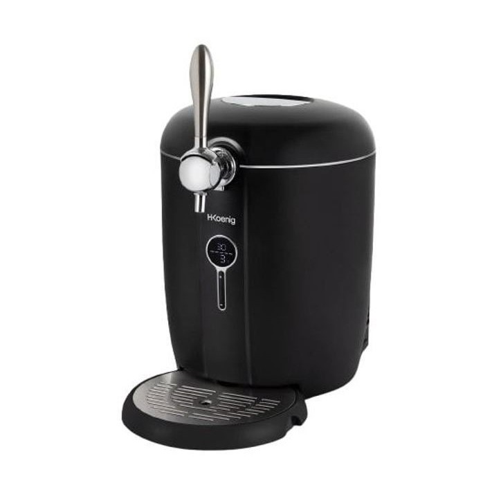 Tireuse a biere HKoeNIG BW1688 - Capacité 6L - Température réglable 3°C a 12°C 6 - Compatible tous fûts - Noir
