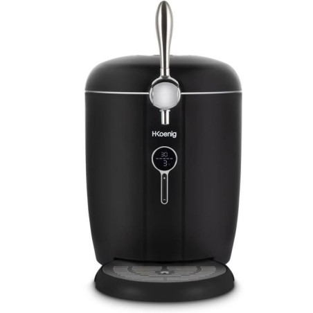 Tireuse a biere HKoeNIG BW1688 - Capacité 6L - Température réglable 3°C a 12°C 6 - Compatible tous fûts - Noir