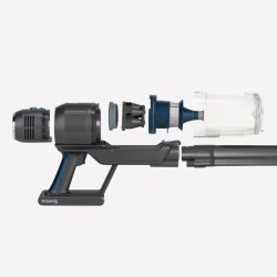 HKoeNIG PowerFlex+ UPX26 - Aspirateur Balai 2 en 1 sans Fil 220W - Pli