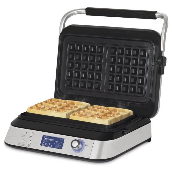 Gaufrier HKoeNIG - GFX800 - Surface de Cuisson 12x12,5 - 5 programmes de cuisson - Revetement anti-adhésif - 1600W Gaufrier HKoeNIG - GFX800 - Surface de Cuisson 12x12,5 - 5 programmes de cuisson - Revetement anti-adhésif - 1600W