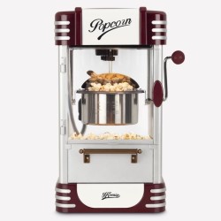 Machine a popcorn HKoeNIG - POP330 - Design retro - Capacité 50g - Lu